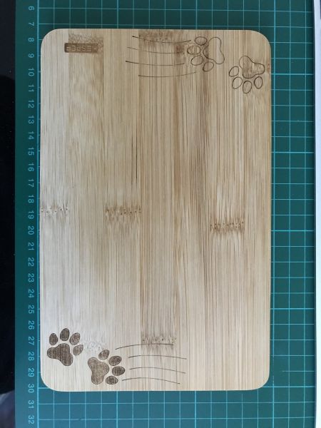 Gravure laser sur bambou