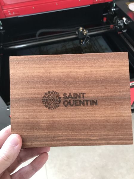 Gravure laser sur boites